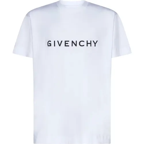 Weiße Stilvolle Bluse , Herren, Größe: M - Givenchy - Modalova