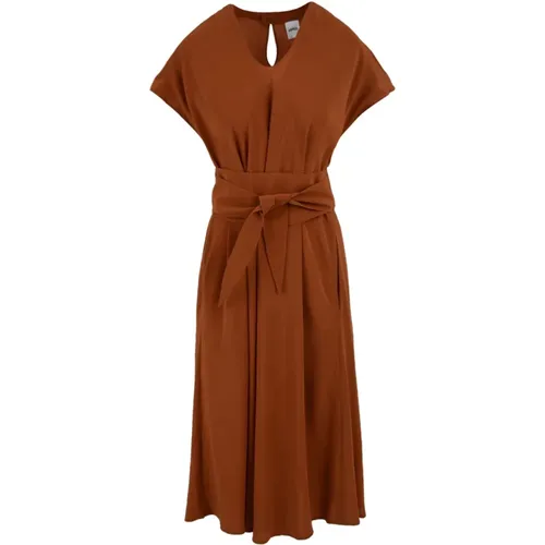 Rust Dress by , female, Sizes: S, M - Aspesi - Modalova