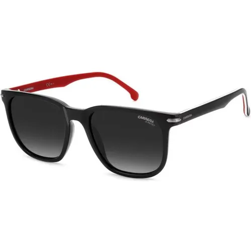 Stilvolle Sonnenbrillenkollektion,Schwarz Weiß/Grau Getönte Sonnenbrille - Carrera - Modalova