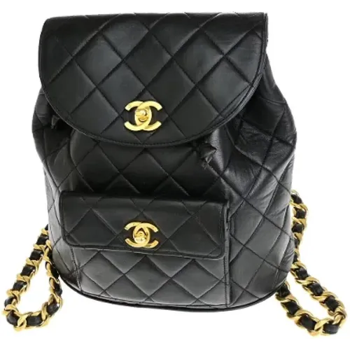 Pre-owned Leather chanel-bags , female, Sizes: ONE SIZE - Chanel Vintage - Modalova