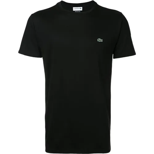 Klassisches Baumwoll-T-Shirt , Herren, Größe: L - Lacoste - Modalova