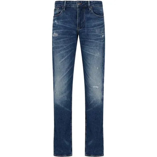 Vintage J06 Denim Jeans , male, Sizes: W38 L32, W34 L32 - Emporio Armani - Modalova