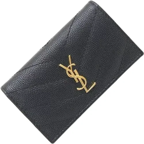 Pre-owned Leather key-holders , female, Sizes: ONE SIZE - Yves Saint Laurent Vintage - Modalova