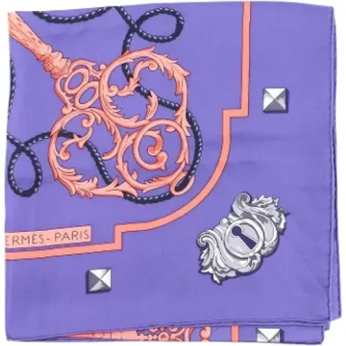 Pre-owned Silk scarves , female, Sizes: ONE SIZE - Hermès Vintage - Modalova