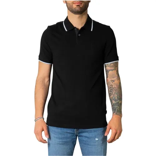 Button-Fastening Polo Shirt , male, Sizes: S - Armani Exchange - Modalova
