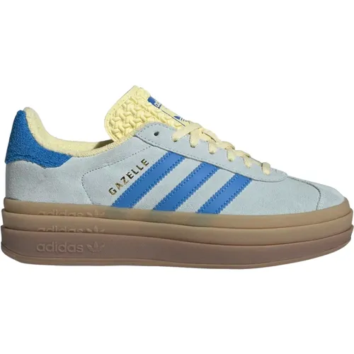 Gazelle Bold Sneakers Blau Gelb , Damen, Größe: 36 EU - Adidas - Modalova
