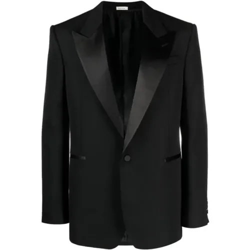 Classic Single-Breasted Blazer , male, Sizes: M, L - alexander mcqueen - Modalova