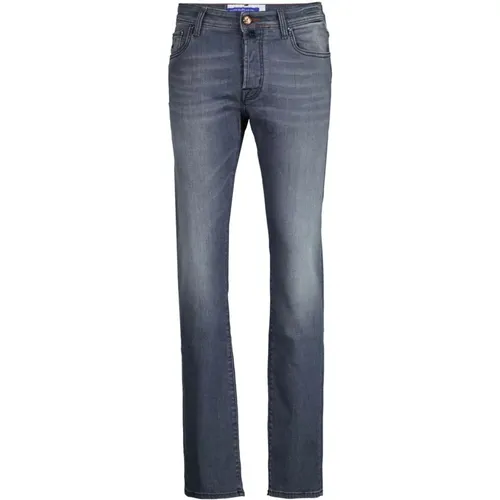 Slim Fit Bard J688 Light Grey Jeans , male, Sizes: W33, W35, W32, W30, W31 - Jacob Cohën - Modalova