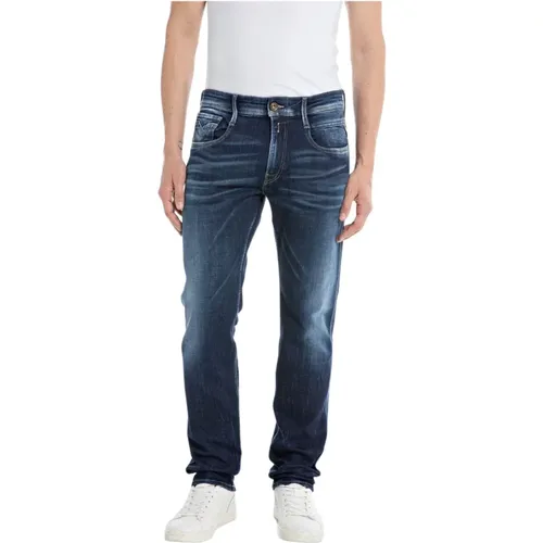 Herren Anbass Slim Fit Jeans Replay - Replay - Modalova