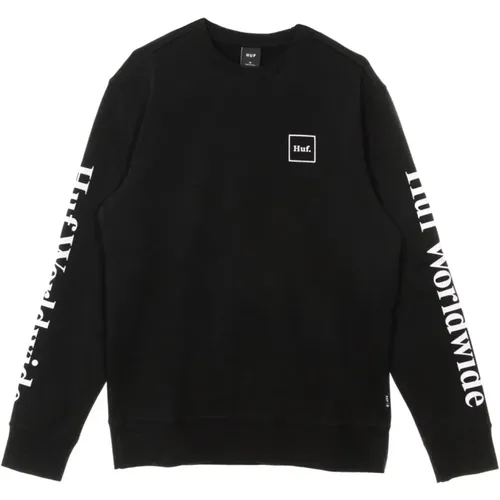 Crew Neck Sweatshirt Essentials , male, Sizes: M, S, XL, L - HUF - Modalova