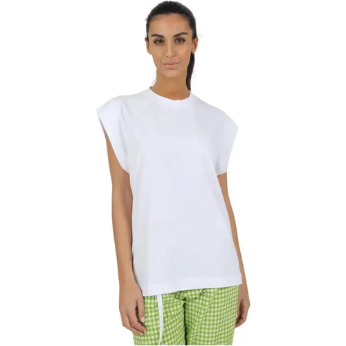 Classic T-Shirt , female, Sizes: S, XS - Alpha Studio - Modalova