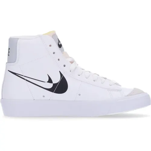 Black High Top Sneakers , female, Sizes: 3 UK - Nike - Modalova