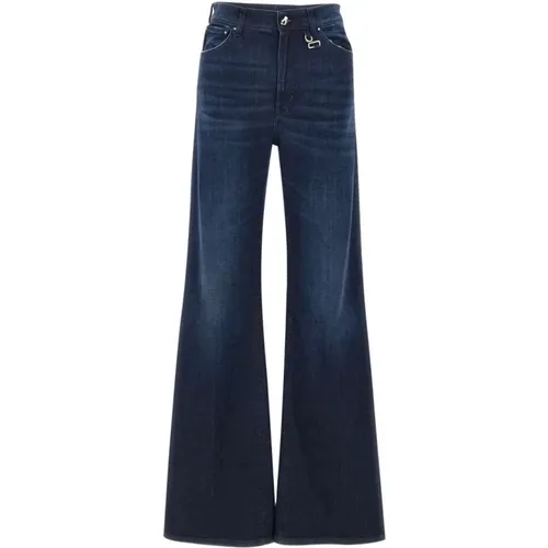Wide Leg Jeans for Women , female, Sizes: W27 - Dondup - Modalova