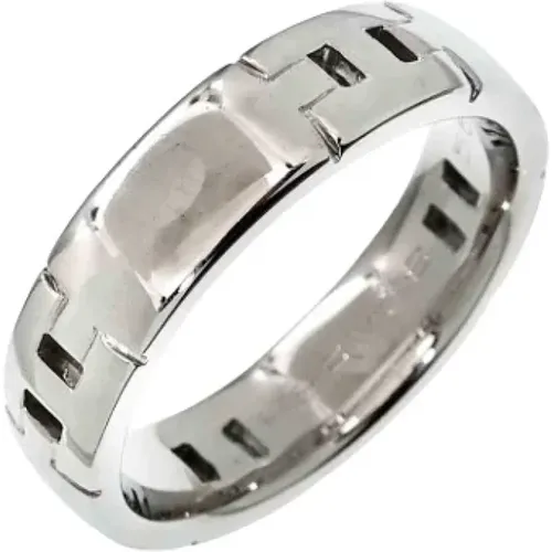 Pre-owned White Gold rings , female, Sizes: ONE SIZE - Hermès Vintage - Modalova