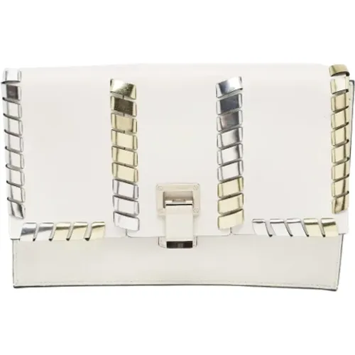 Pre-owned Leather clutches , female, Sizes: ONE SIZE - Proenza Schouler Pre-owned - Modalova