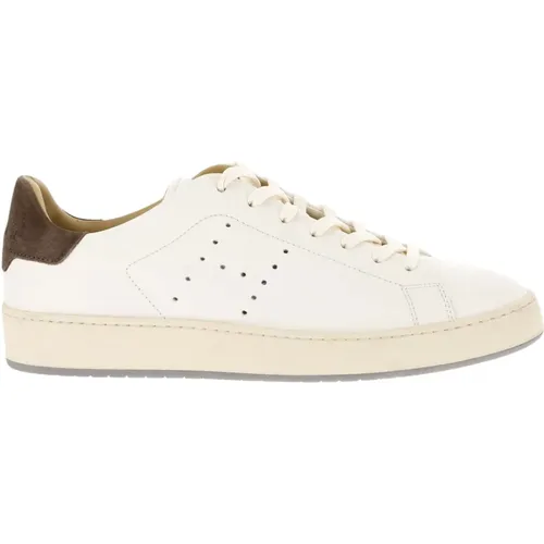 Leather Sneakers with Suede Inserts , male, Sizes: 6 1/2 UK, 7 UK, 6 UK, 8 UK - Hogan - Modalova