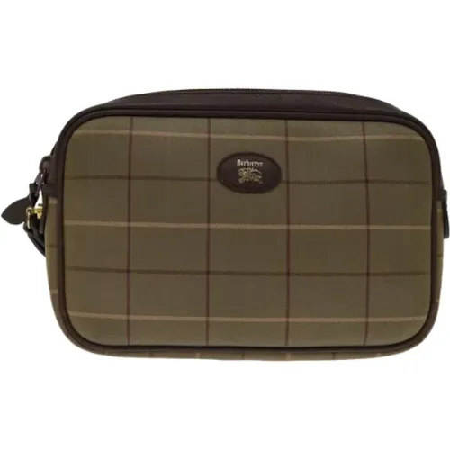 Pre-owned Canvas clutches , female, Sizes: ONE SIZE - Burberry Vintage - Modalova