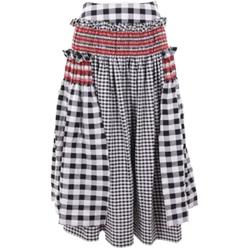 Gingham Skirt , female, Sizes: XS, S - Molly Goddard - Modalova