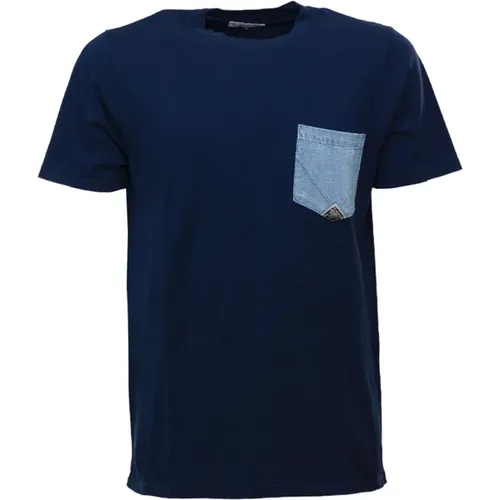 Pocket Crew Neck T-Shirt , male, Sizes: S - Roy Roger's - Modalova