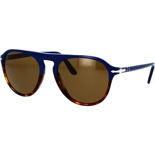 Vintage Oversized Sunglasses with Polarized Lenses , unisex, Sizes: 55 MM - Persol - Modalova