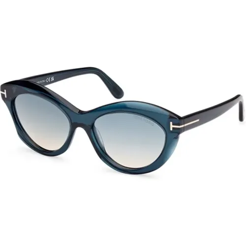 Gradient Green Sunglasses Ft1111 , unisex, Sizes: ONE SIZE - Tom Ford - Modalova