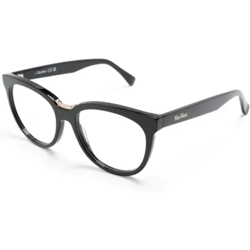 Schwarze Optische Brille Klassischer Stil - Max Mara - Modalova