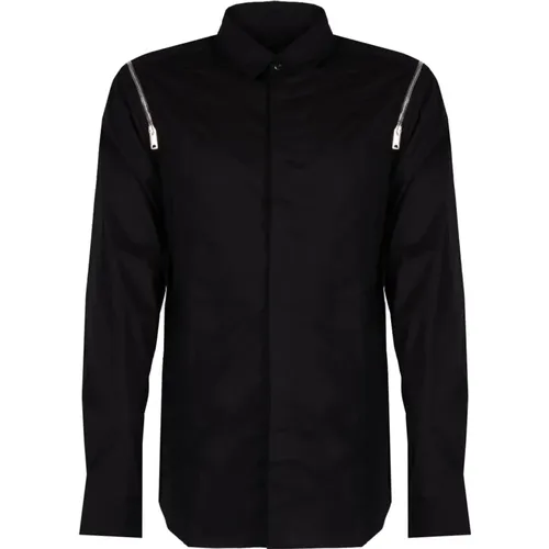 Elegantes Slim Fit Hemd , Herren, Größe: S - Les Hommes - Modalova