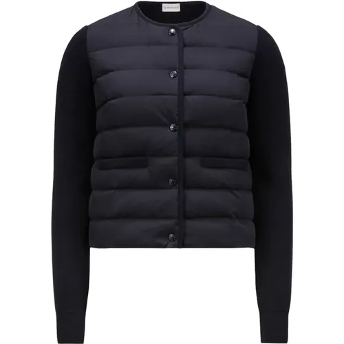 Stilvolle Strickjacke Moncler - Moncler - Modalova