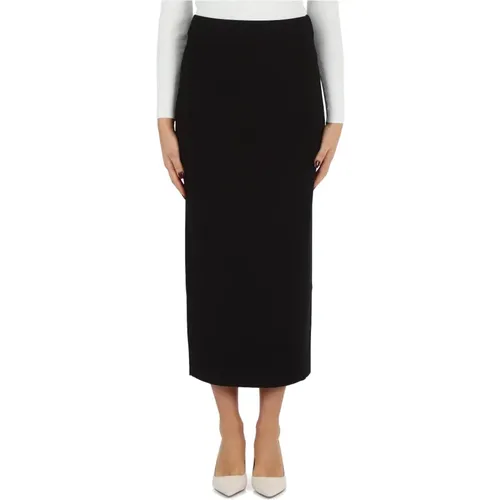 Midi Pencil Skirt in Viscose Blend , female, Sizes: S - Fabiana Filippi - Modalova