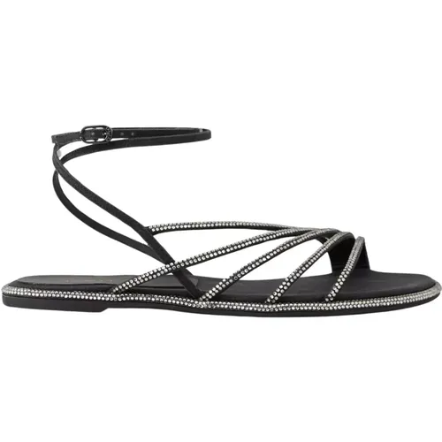 Crystal Sandals Scarlet , female, Sizes: 6 UK, 5 UK - Le Silla - Modalova