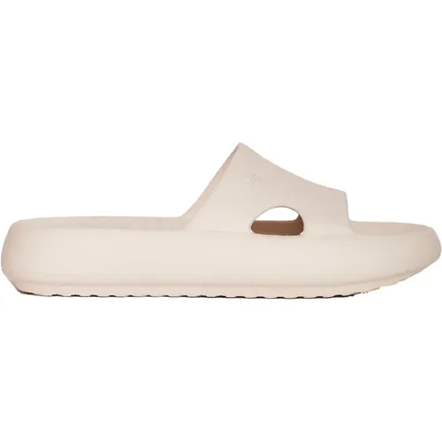 Cream Rubber Slides Women's Shoes , female, Sizes: 7 UK - TORY BURCH - Modalova