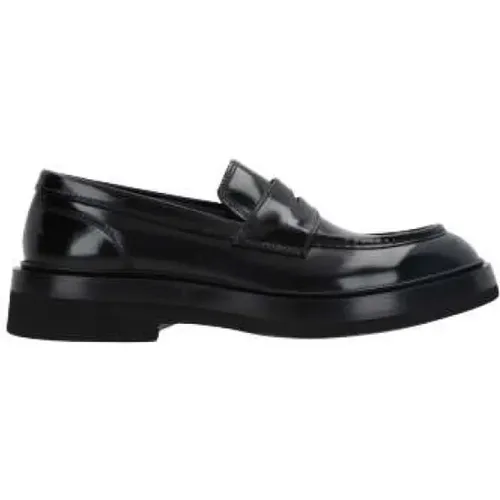 Leather Moccasin Shoes , male, Sizes: 8 UK, 10 UK, 11 UK - Santoni - Modalova