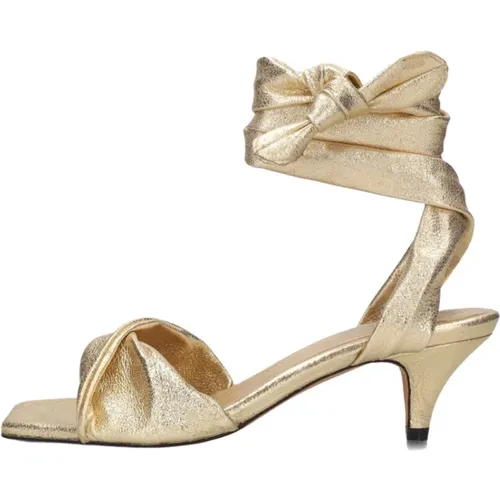 Goldene Sandalen Sara , Damen, Größe: 36 EU - Toral - Modalova