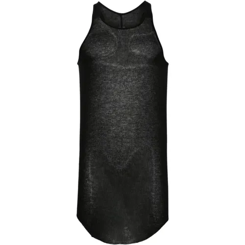 Schwarzes Rib Tank Top , Herren, Größe: M - Rick Owens - Modalova