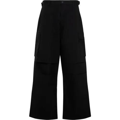 Schwarze Hose Aw24 Herrenmode , Herren, Größe: M - 032c - Modalova