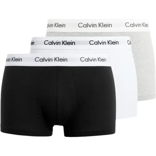 Unterwäsche-Set - Schwarz, Weiß, Grau , Herren, Größe: XS - Calvin Klein - Modalova