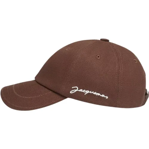 Klassische Baumwollkappe mit Besticktem Logo - Jacquemus - Modalova