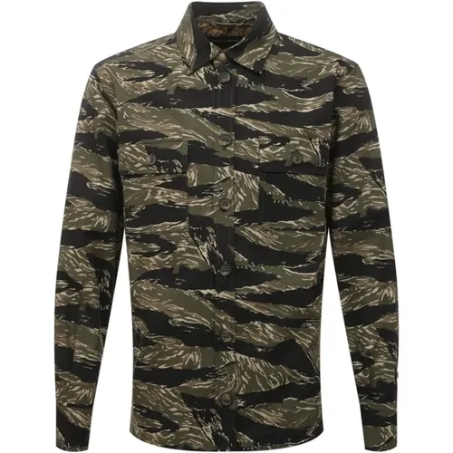 Green Long Sleeve Shirt for Men , male, Sizes: M, S - Dolce & Gabbana - Modalova