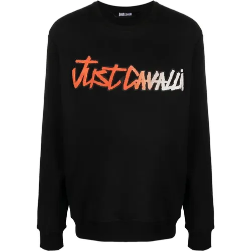 Schwarze Pullover für Männer - ***cv , Herren, Größe: XS - Just Cavalli - Modalova