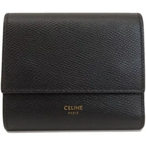 Pre-owned Leather wallets , female, Sizes: ONE SIZE - Celine Vintage - Modalova