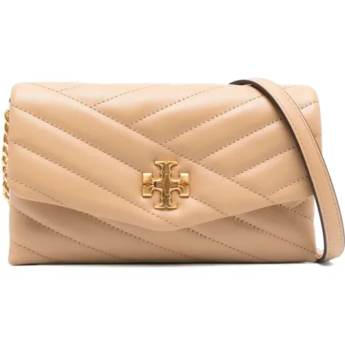 Stylish Chevron Chain Crossbody Bag , female, Sizes: ONE SIZE - TORY BURCH - Modalova