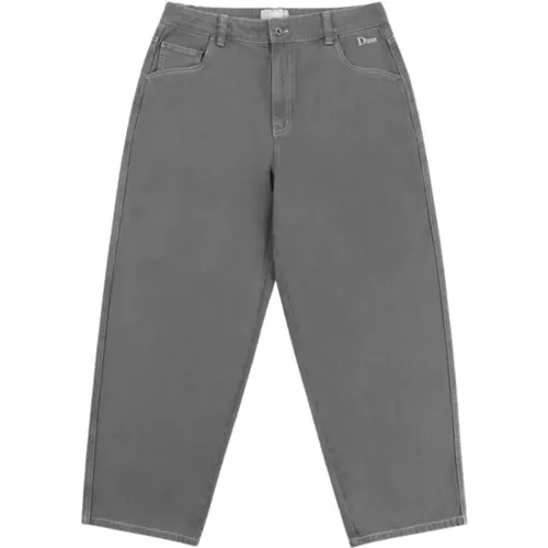 Baggy Denim Hose in Dunkelgrau - Dime Mtl - Modalova