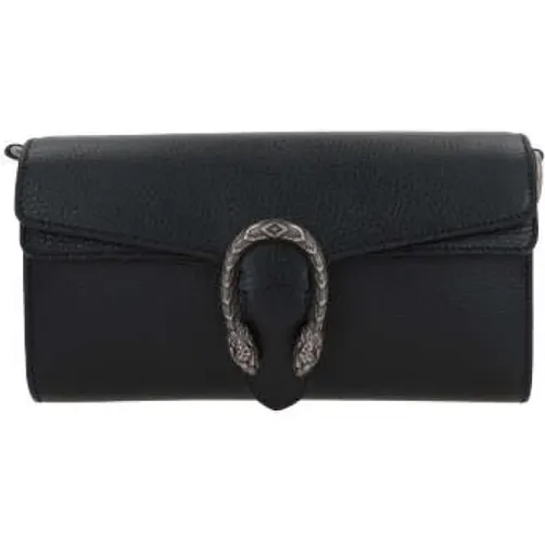 Hammered Leather Shoulder Bag , female, Sizes: ONE SIZE - Gucci - Modalova