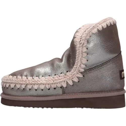 Glitter Eskimo Stiefeletten , Damen, Größe: 37 EU - Mou - Modalova