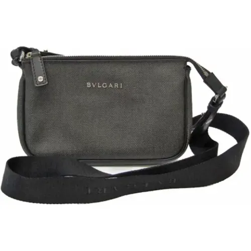 Pre-owned Canvas shoulder-bags , female, Sizes: ONE SIZE - Bvlgari Vintage - Modalova