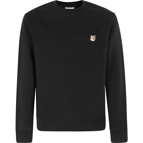 Patch Regular Sweatshirt , male, Sizes: L, M, XL - Maison Kitsuné - Modalova