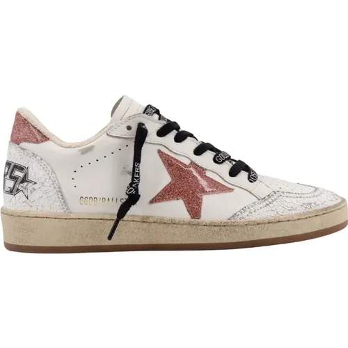 Leather Sneakers with Iconic Star , female, Sizes: 7 UK - Golden Goose - Modalova