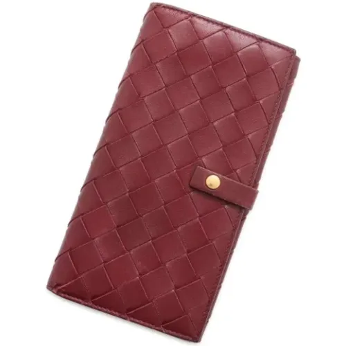 Pre-owned Leather wallets , female, Sizes: ONE SIZE - Bottega Veneta Vintage - Modalova