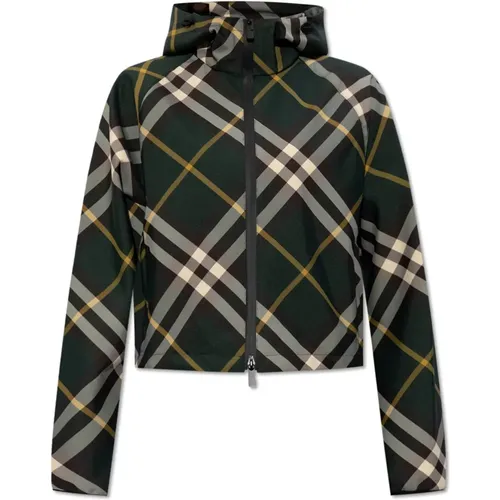 Checked jacket , female, Sizes: S, M - Burberry - Modalova