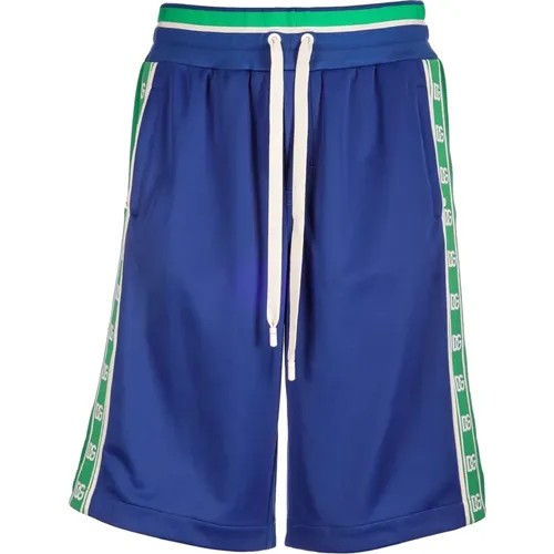 Shorts und Bermuda - Regular Fit - Geeignet für warmes Klima - 100% Polyester , Herren, Größe: 2XL - Dolce & Gabbana - Modalova